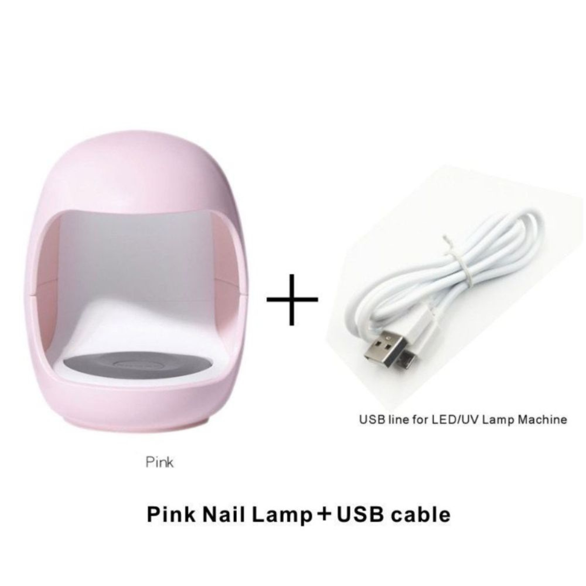 Mini Secador Cabine Unhas Secagem Rápida 30 seg Luz Uv Led