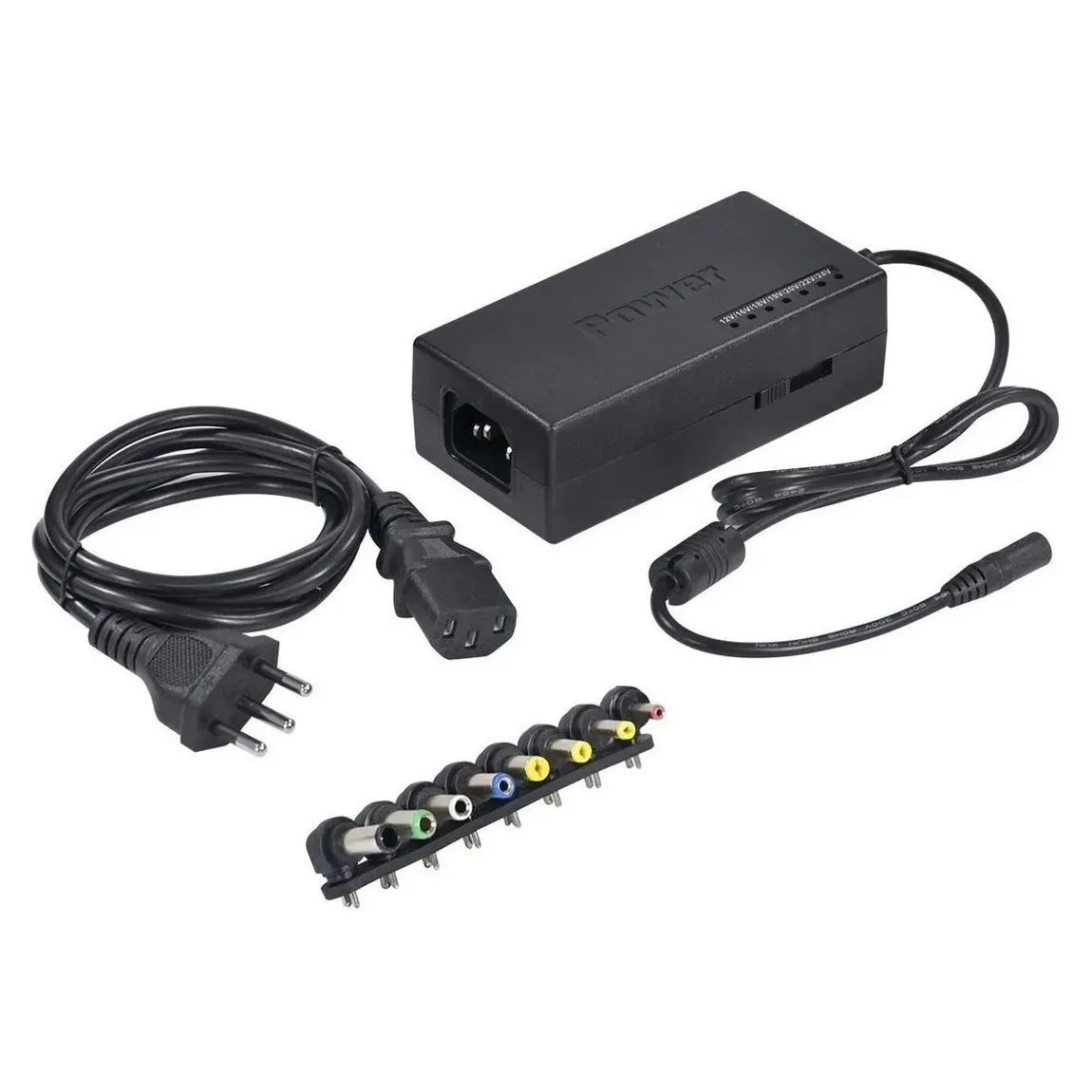 Carregador Fonte Universal P/ Notebook 120W C/ Adaptador