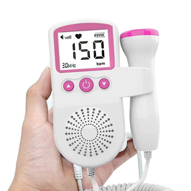 Monitor Fetal Doppler Aparelho Para Ouvir Coração Bebê