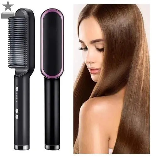 Escova 3 em 1 Anion Pro Hair - Modela, Seca e Alisa os cabelos Preciso Pra Mim