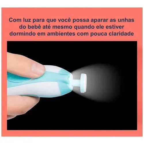 Lixador Elétrico de Unhas para Bebês shopee