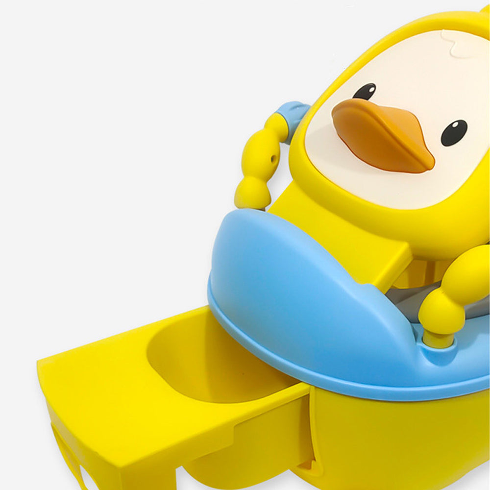 Troninho Penico Sanitário Infantil Privadinha Patinho Feliz Cor:Amarelo (168-Am